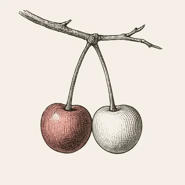 Rytina k původu jména Tomáš: „dvojče“