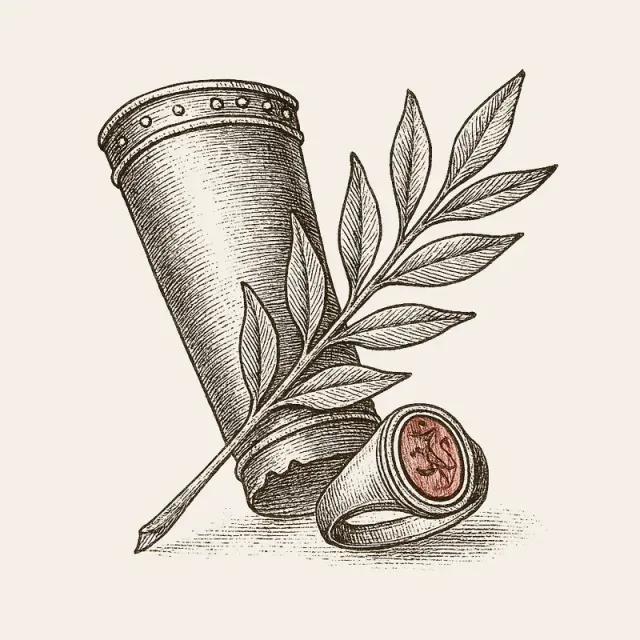 Rytina k původu jména Valérie: „silná, zdravá“